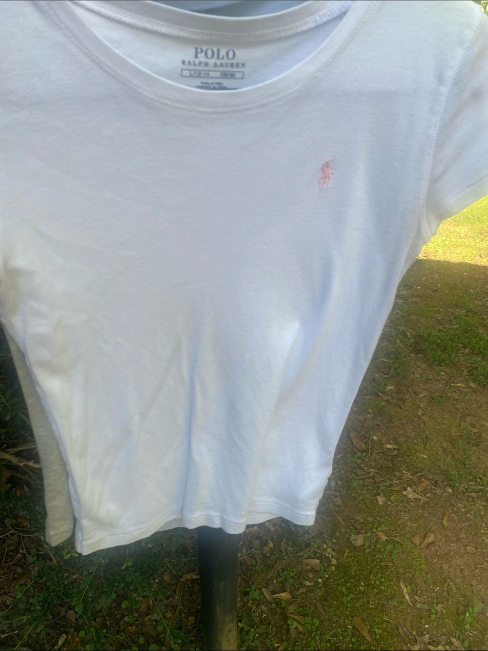 Polo by Ralph Lauren Kids Short Sleeve Tees in Light Gray, White, Light Blue - Picture 3 of 8